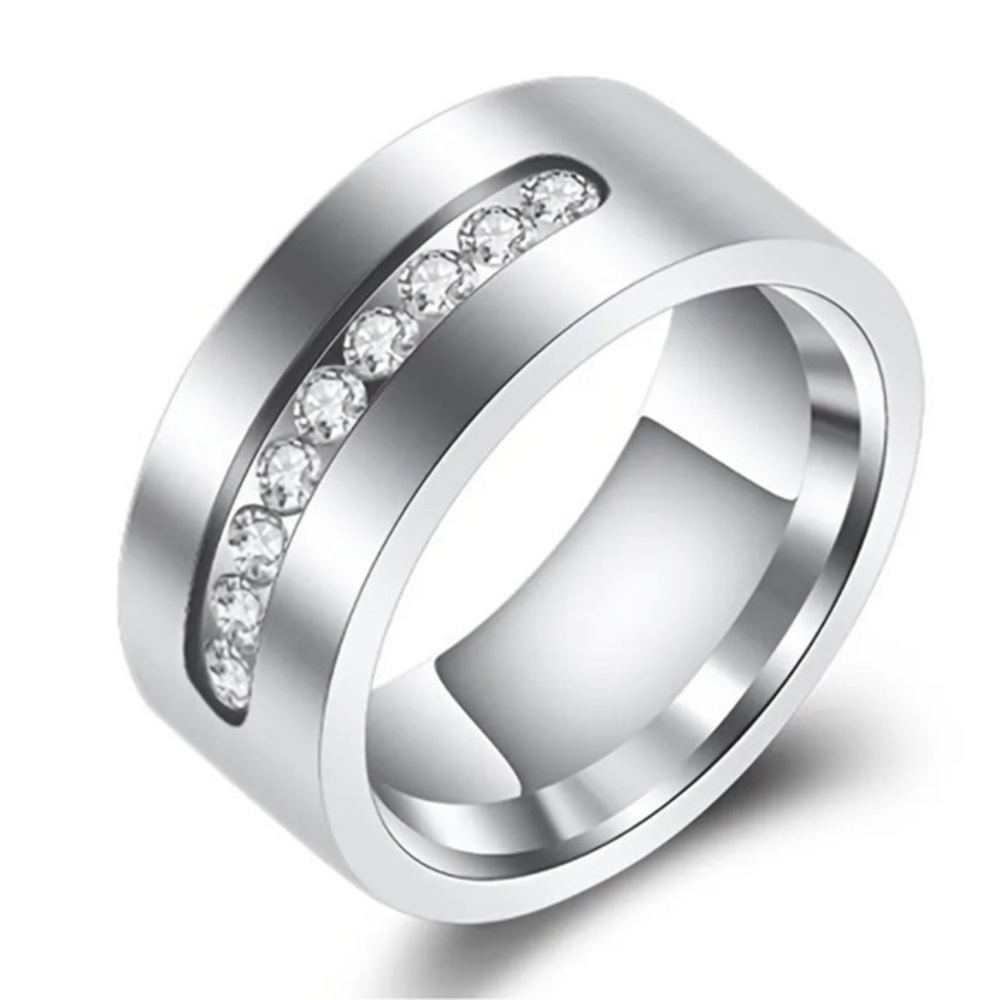 Stainless Steel Ring Unisex Band Ring